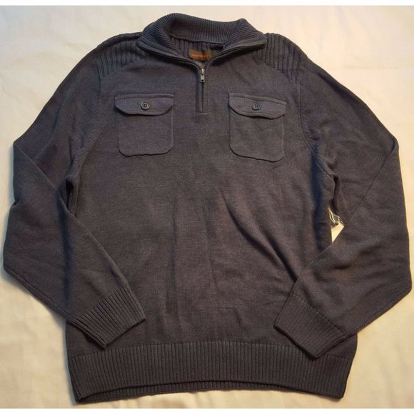 Northwest Territory Other - NWT Mens' Large Quarter Zip Sweater Blue